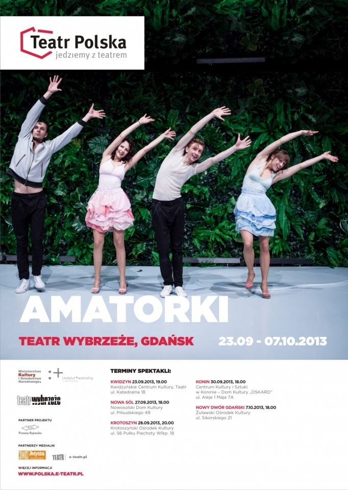 Amatorki - plakat projektu Teatr Polska
